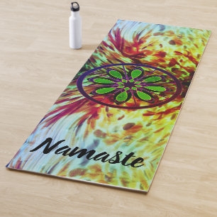 Künstlerischer abstrakter Yogamat Yogamatte