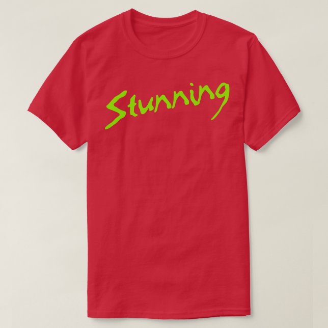 Künstlerischer Atemberaubender Modetext T-Shirt (Design vorne)