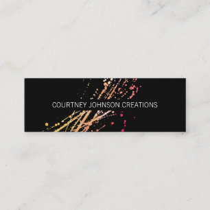 Künstlerischer Ausdruck Mini Visitenkarte