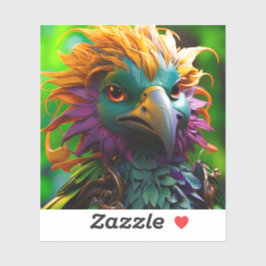 Künstlerischer Bird Aufkleber