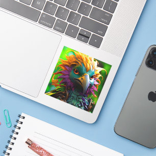 Künstlerischer Bird Aufkleber