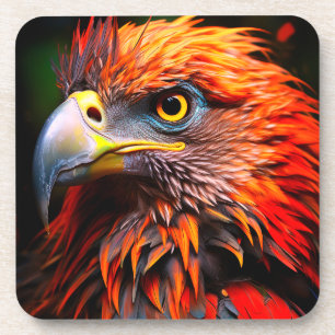 Künstlerischer Bird Getränkeuntersetzer