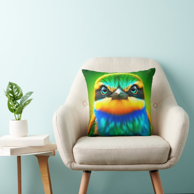 Künstlerischer Bird Kissen (Stuhl )