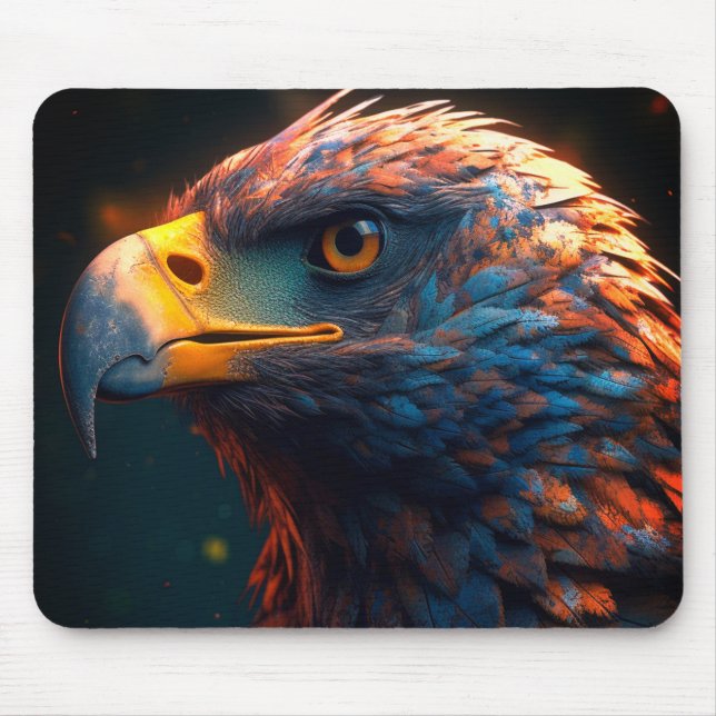 Künstlerischer Bird Mousepad (Vorne)