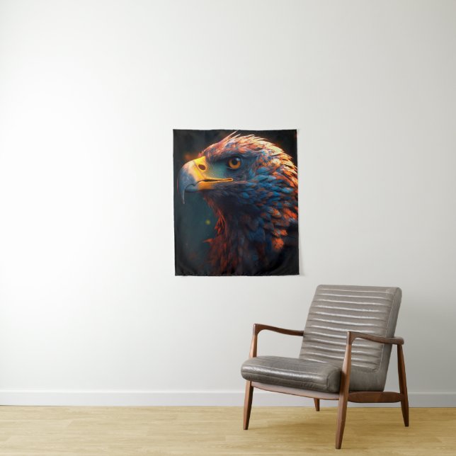 Künstlerischer Bird Wandteppich (Beispiel)