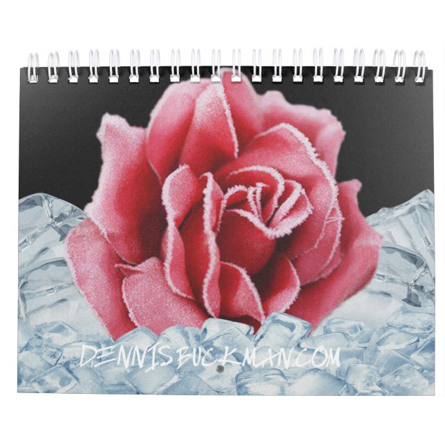 Künstlerischer Blumenkalender Kalender (Rückseite)