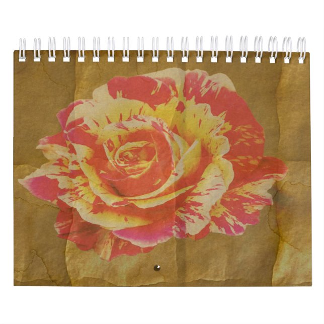 Künstlerischer Blumenkalender Kalender (Titelbild)