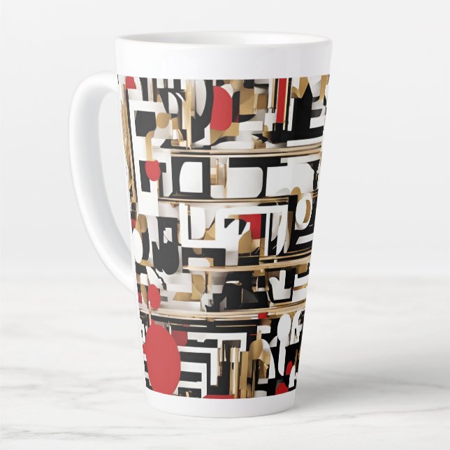 Künstlerischer Designer groß Milchtasse (Linke Ecke)