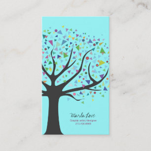 Künstlerischer einzigartiger visitenkarte