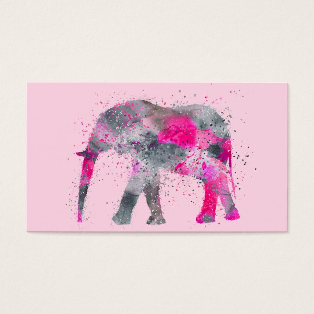 Künstlerischer Elefant (Vorderseite)