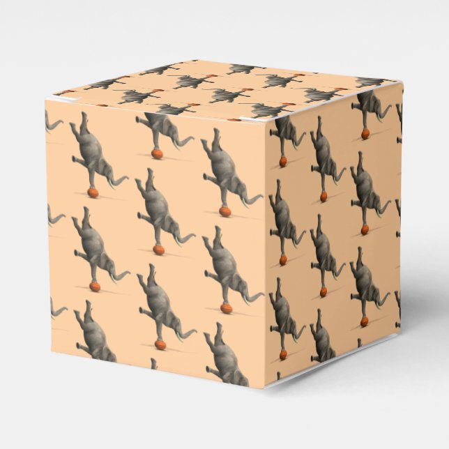 künstlerischer Elefant Geschenkschachtel (Vorderseite)