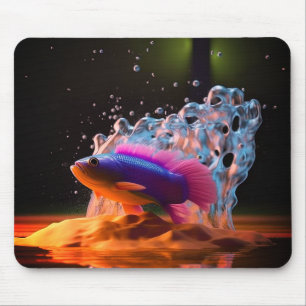 Künstlerischer Fisch Mousepad