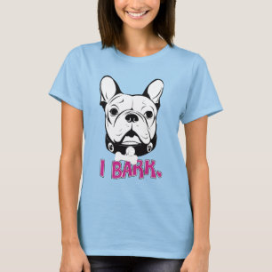 Künstlerischer französische Bulldoggen-"Barken-" T-Shirt