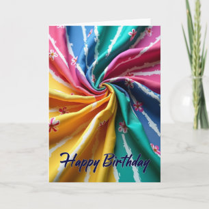 Künstlerischer Geburtstag Grußkarte Karte