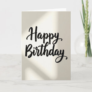 Künstlerischer Geburtstag Grußkarte Karte