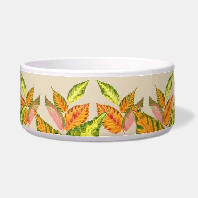 Künstlerischer Herbst auf einer Salatschüssel (A) Napf (Vorderseite)