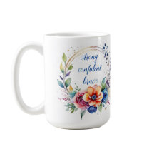 Künstlerischer Keramik-Blumen-Tassen-Inspirationsb
