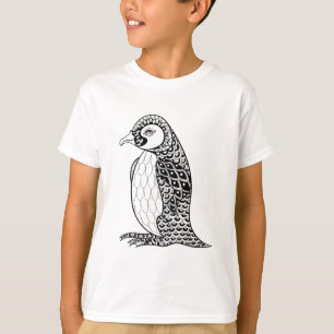 Künstlerischer König Pinguin Zendoodle T-Shirt