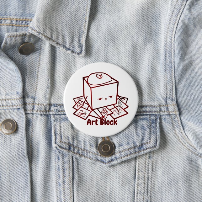 Künstlerischer Kunstblock Button (Beispiel)