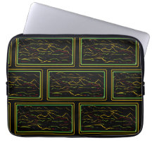 Künstlerischer Laptop-Sieb mit augenfaszinierendem