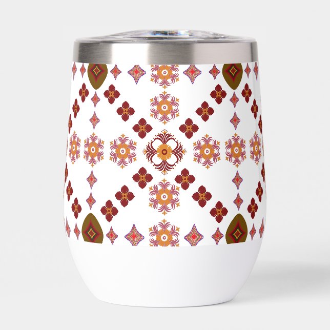 Künstlerischer Musterkaffee-Becher – Stilvolles Kü (Vorderseite)