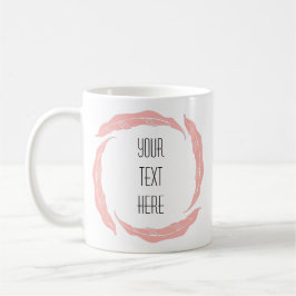 Künstlerischer Rahmen kreieren Sie Ihre eigene Tas Kaffeetasse