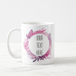 Künstlerischer Rahmen kreieren Sie Ihre eigene Tas Kaffeetasse