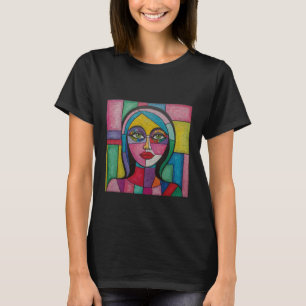 Künstlerischer Spaß Whimsical Moderne Abstrakte Ge T-Shirt