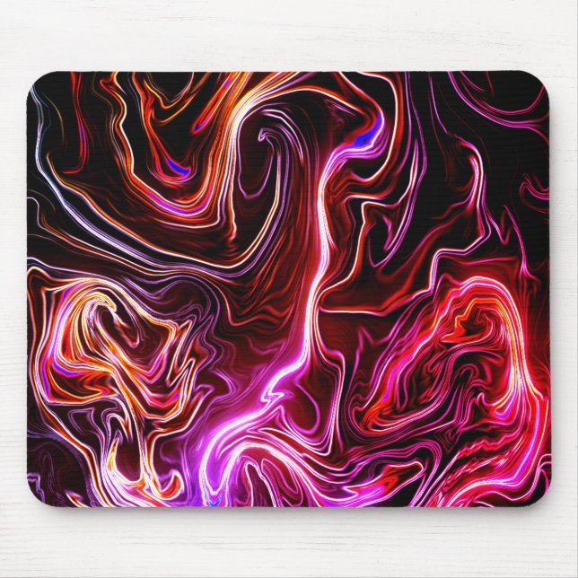 Künstlerischer Swirl Mousepad (Vorne)