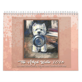 Künstlerischer Westie-Kalender von Deborah Borgo Kalender