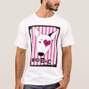 Künstlerisches Amore Liebe-Stier-Terrier-Shirt T-Shirt