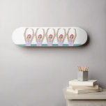 Künstlerisches Baden | Synchro Swimming Design Art Skateboard<br><div class="desc">Mit cooler moderner Illustration synchronisierter Frauen in einem Schwimmbecken. Künstlerische Schwimmer Geschenkdesign in Pastellfarben. Fünf schwimmende Damen im Schwimmbad. Cooles Schwimmteam-Geschenk,  synchronisierte Schwimmteam-Geschenke,  synchronisiertes Schwimmteam-Trainingsgeschenk. Künstlerische Schwimmer Mädchen Team gibt Ideen. Künstlerisches Schwimmen,  Wohngestaltung,  Schreibwaren und vieles mehr,  sehen Sie in einer Sammlung. Künstlerisches Schwimmteam. Synchro-Schwimmer,  Synchro-Schwimmer,  Synchro-Schwimmer</div>