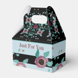 Künstlerisches Blumendesign Geschenkschachtel