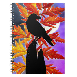 Künstlerisches Crow-Notebook Notizblock