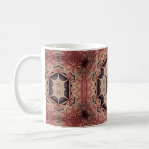 Künstlerisches Design. Art Deco-Motivmuster mit Lu Kaffeetasse