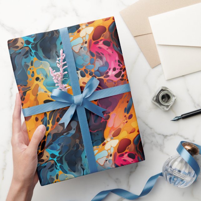 Künstlerisches Design Geschenkpapier (Schenken)