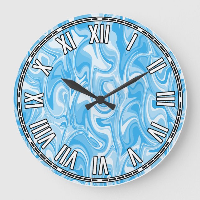 Künstlerisches Design Große Wanduhr (Vorderseite)