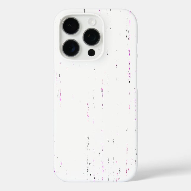 Künstlerisches Design im weißen Hintergrund Case-Mate iPhone Hülle (Rückseite)