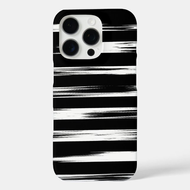Künstlerisches Design in Schwarz und Weiß Case-Mate iPhone Hülle (Rückseite)