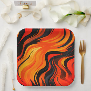 Künstlerisches Design Pappteller