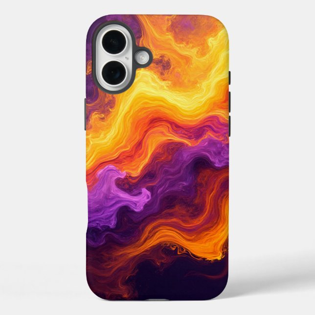Künstlerisches Design Phone Case (Rückseite)