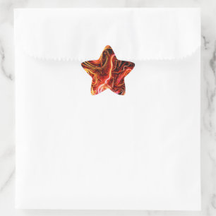 Künstlerisches Design Stern-Aufkleber