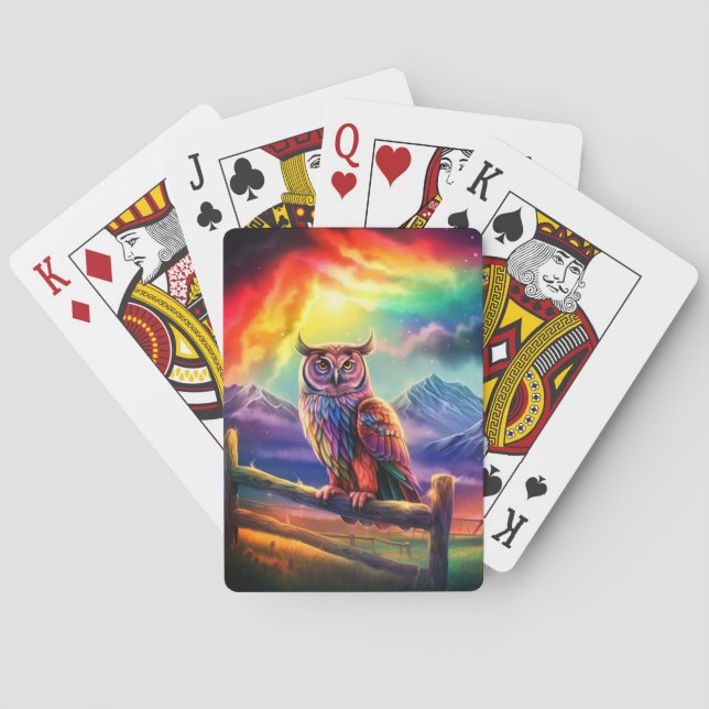 Künstlerisches Ei Spielkarten (Rückseite)