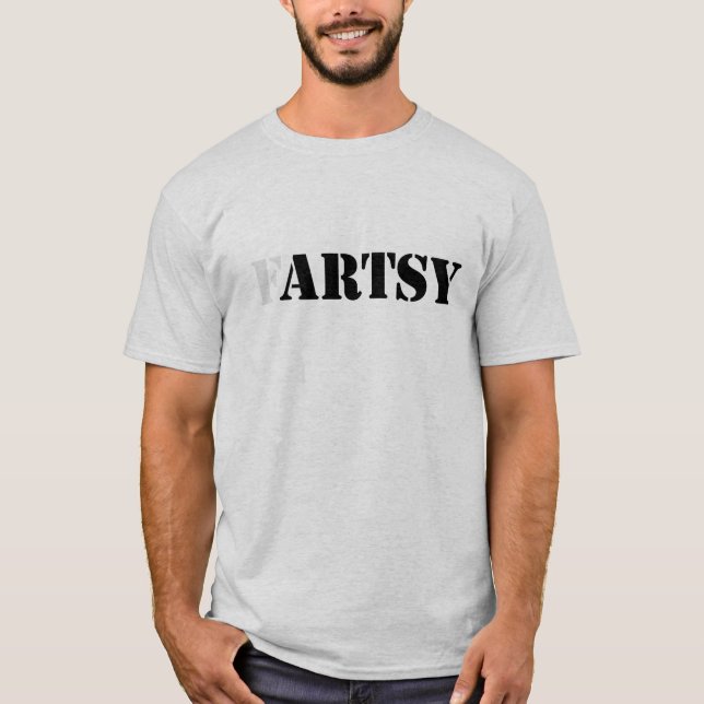 Künstlerisches Fartsy T-Shirt (Vorderseite)