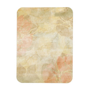 künstlerisches florales Grunge-Hintergrundmuster Magnet
