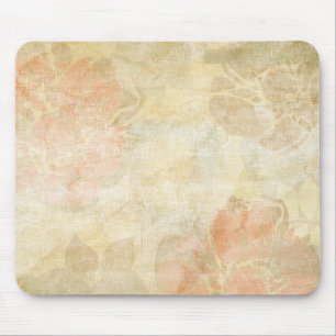 künstlerisches florales Grunge-Hintergrundmuster Mousepad