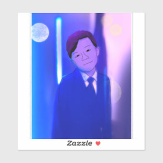 Künstlerisches Foto Aufkleber