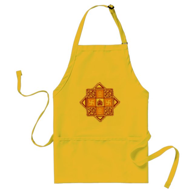 Künstlerisches Ganesh mit Mandana Schürze (Vorne)
