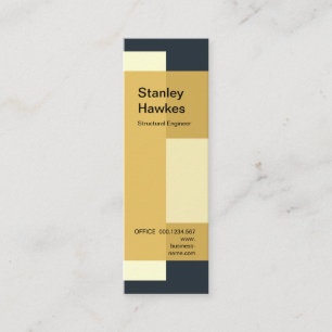 Künstlerisches Gebäude blockiert strukturelle Mini Visitenkarte