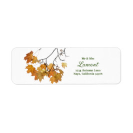 Künstlerisches Herbstleaves Hochzeitslabor Rücksen